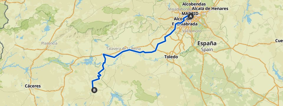Ruta guadalupe online en bicicleta